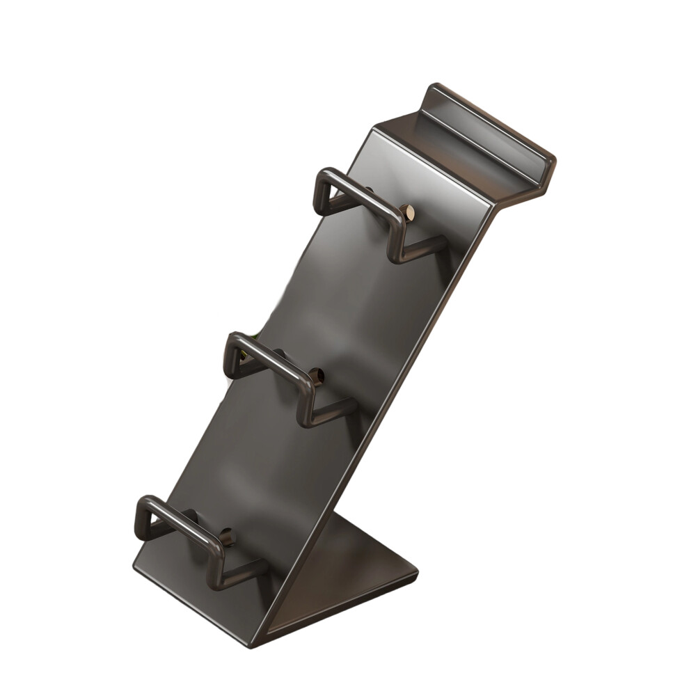 Heavy Duty Metal Headset And Controller Stand Multipurpose Headphone Hanger Rack Black 7754004607071