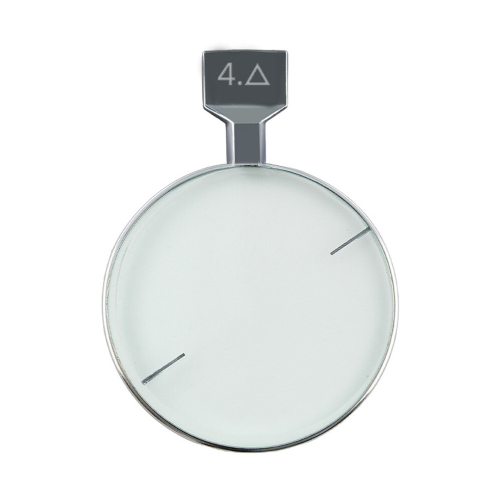 Reliable Metal Optically Trial Lenses For Visibilities Testing Examinations Prism 4 Silver 7754004641792