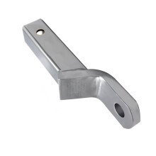 Strong 2 Inch Drop Trailer Arm Works With Various Tow Bars chrome plated