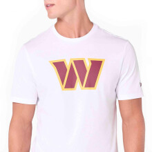 New Era Washington Commanders NFL Team Logo White T-Shirt