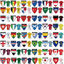 96PCS World Cup Football 2026 Party Decorations Banner 100ft/30m The