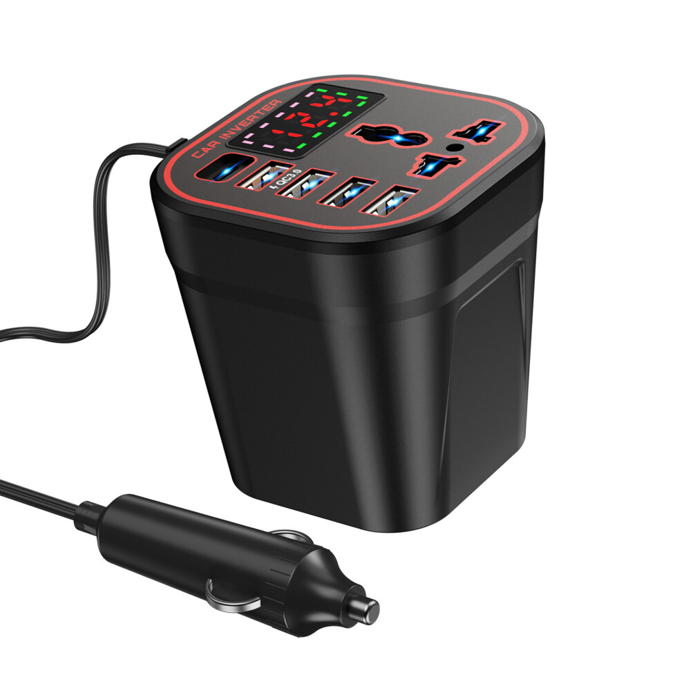 Abs Plastic Versatile 200W Voltage Converter Compact Design Fits Most Vehicles 7754004656765
