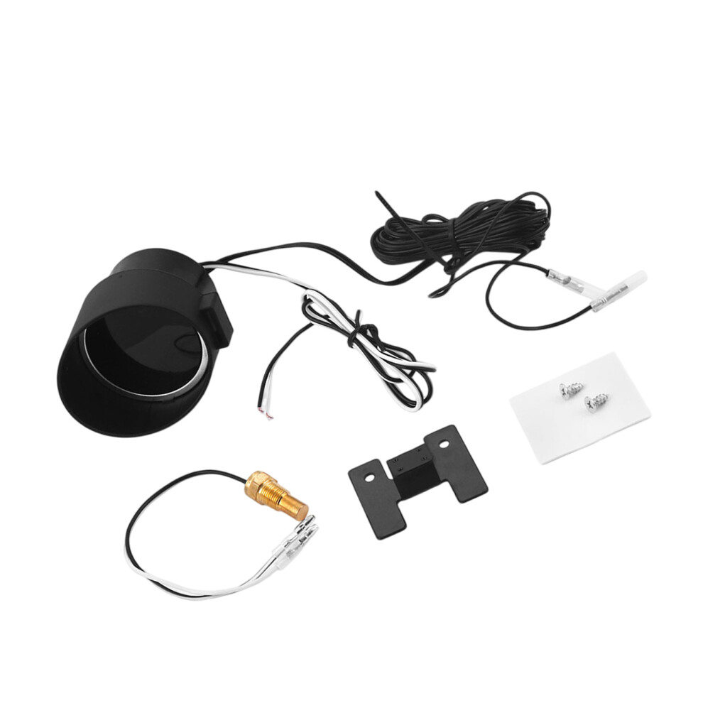 Abs 2 In 1 Water Temperature And Voltage Meter 2Â 52Mm For 12V/24V Automotive 7754004586505