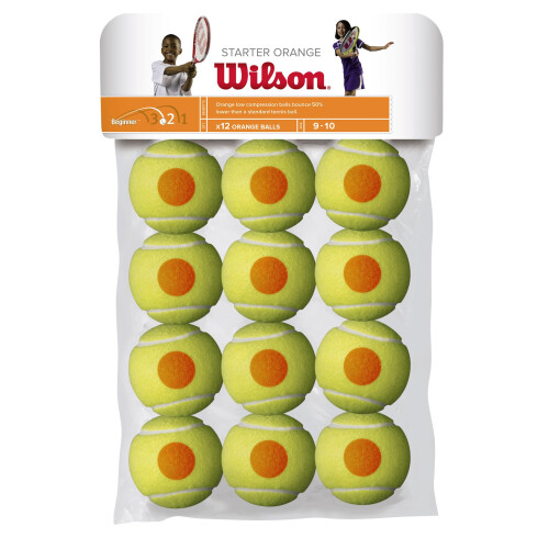 Wilson Wilson STARTER ORANGE TBALL 12 PACK