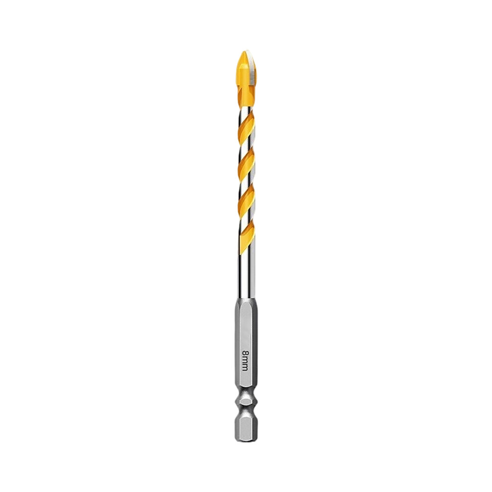 Efficient 4 Blade Carbide Drill Bit For Smooth Hole Making In Hard Materials 8Mm 7754004638730