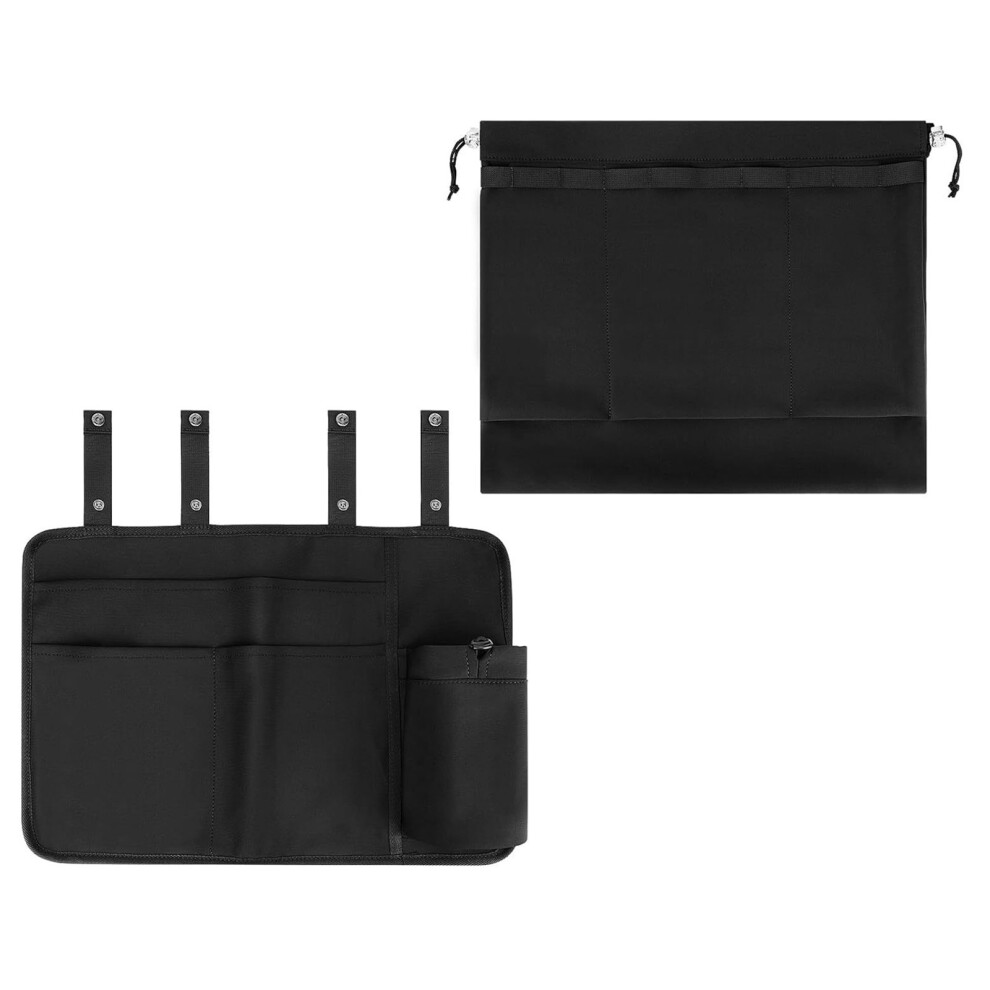 Aircraft Seat Storage Bag With 3 Sections And Drink Owner For Travel Comfort 7754004585683