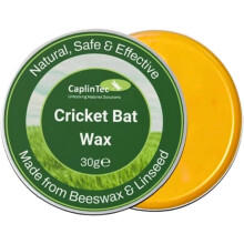 CaplinTec Cricket Bat Wax | Premium Beeswax and Linseed Oil for Cricket Bats | Natural Ingredients, Premium Wood Polish for Ultimate Bat Protection &
