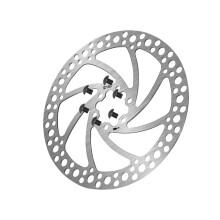 AEYINO 180mm MTB Disc Brake Rotor with 6 Bolts, Bicycle Brakes Stainless Steel Rotors M5 Screws, for Mountain Road Bikes MTB BMX