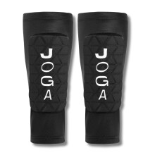 JOGA Shin Pad Sleeves | Ultra-Lightweight Football Shin Guards with EVA Foam Padding, Non-Slip Lycra Sleeve