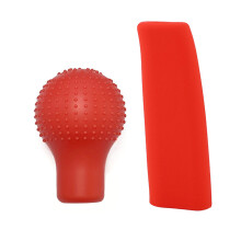 Elastic Handbrake Cover Temperature Resistant for Manual Transmission Vehicles Red