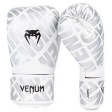Venum, Contender 1.5 XT Boxing Gloves, Unisex Adult, 12 Oz, White/Silver