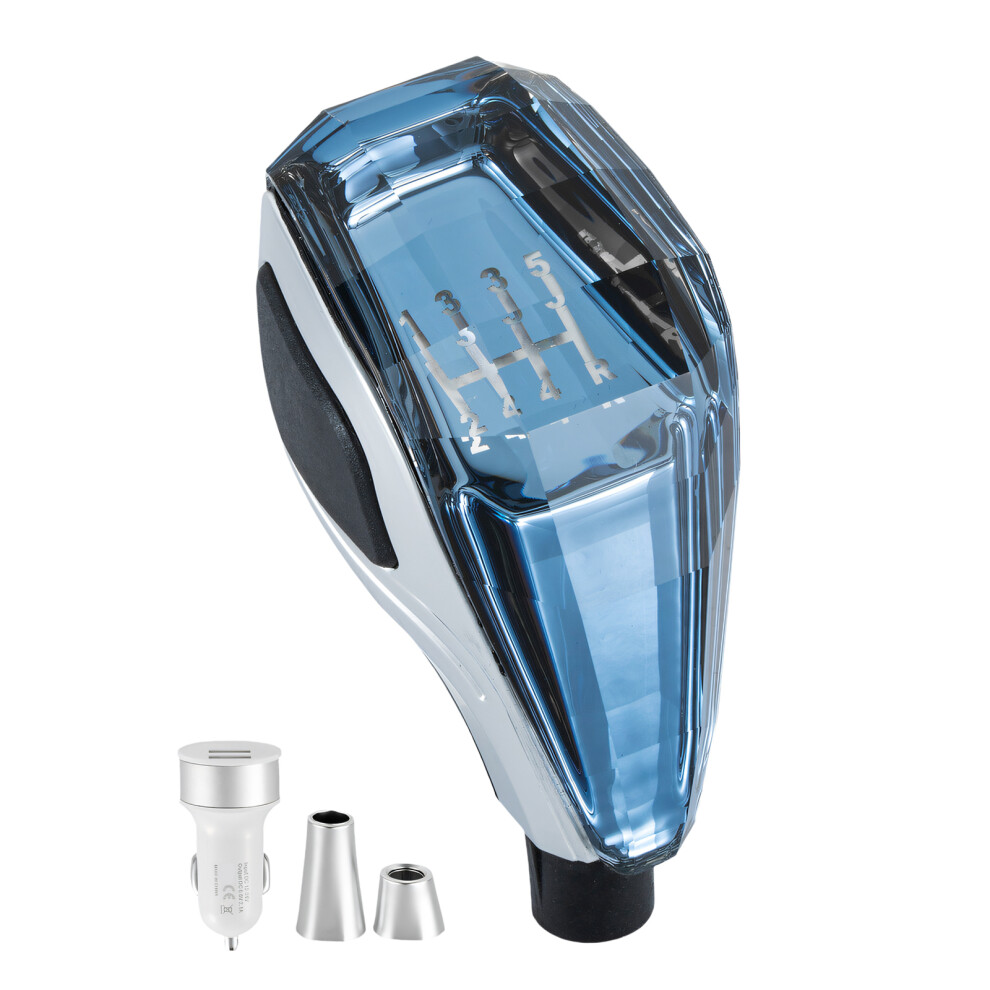 Shifter Knob For Most Vehicles For Interior Replacement Accessories 135 24R Blue 7754004666528