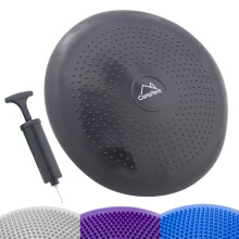 CampTeck U7292 Inflatable Air Stability Balance Wobble Cushion (32cm) with Hand Pump for Core Training, Agility, Gym Workouts, Yoga, Comfortable Sitt