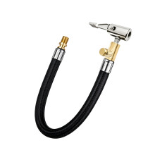 Tire Inflator Hose Inflatable Adapter Twist Tyre Air Pumps Extension 60CM can be deflated