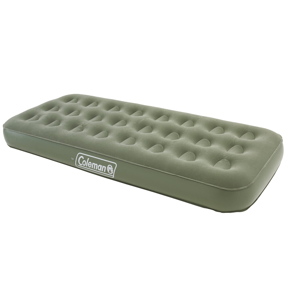 Coleman Airbed Comfort Bed Single, Camping Mat, Flocked Air Bed,