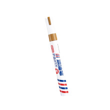 Weather Resistant Stone Marker Pen Tombstone Paint Marker for Monument Lettering Gold