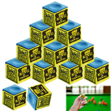 Gubilacrum 12 Pieces Blue Pool Chalk for Billiard Accessories, Pool