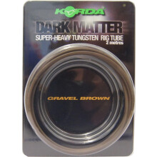 Korda Dark Matter Tungsten Tubing 2 Metre Hose For Carp Rigs, Gravel (Kies) - Monofilament, Single Strand, 36 Line Weight, 2 Meters Length