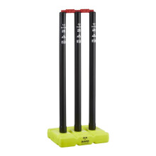 Ram Cricket Crazy Cricket Batting Stumps - Durable Plastic Construction with Unparalleled stability base – 71 cm Tall – Suitable for Cricket Train