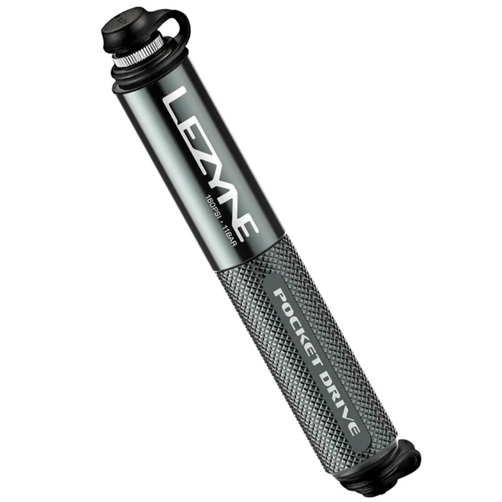 Photos - Bike Pump Lezyne Pocket Drive Hand Pump - Lite Grey, 140