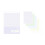 Colorful Paper Notebook 80 Sheets Gridded Lined Blank 21x14.8cm Tearable horizontal line 1