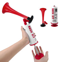 yuejuhe Air Horn Handheld, Marine Safety Airhorn, Portable Horns, Stadium Trumpet for Sports Events, Football Matches (Red)