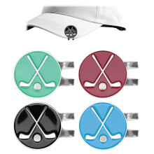 Gripiti Golf Marker Magnetic Hat Clip 4 Pcs, Personalised Golf Ball Markers Gift Golf Ball Markers for Putting Green Funny Golf Bag Training Aids Acc