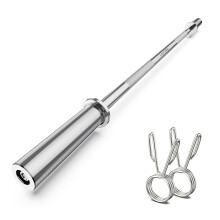 57" Olympic Barbell Bar, 2" Standard Straight Barbell Bars for Weight