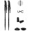 Andes Telescopic Extending Adjustable Antishock Hiking/Walking Poles Black 1