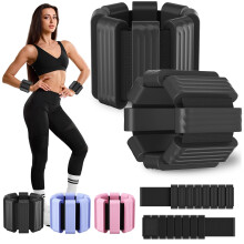 Giiyr Ankle Weights for Women Men,Adjustable Wrist Weights Set of 2(1lb Each),Wearable leg weights/arm weights,Wrist & Ankle Weights Bracelet for Yo