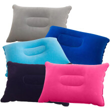 VEGCOO 5 Pack Inflatable Pillow, Multipack of Blow Up Pillows 22 * 34cm, Inflatable Pillows Compact Light Water Resistant, Perfect for Travel, Campin