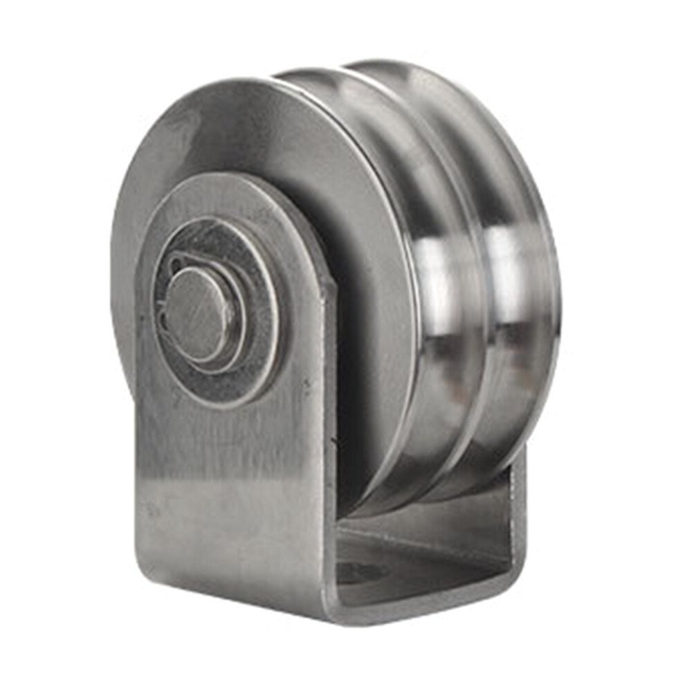 Rustproof Double Grooves Pulley 200Kg Loading For Construction And Ordinary Rack Pulley 7754004623262