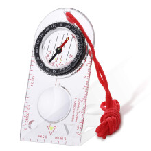 Compass Hiking Navigational Compass Orientation Compass, Base Plate