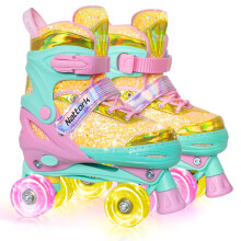 Nattork Children's Roller Skates, Adjustable Roller Skates with 4