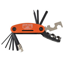 Bahco Multi Bike Pocket Tool, Compact Multi‑Function Repair Tool with