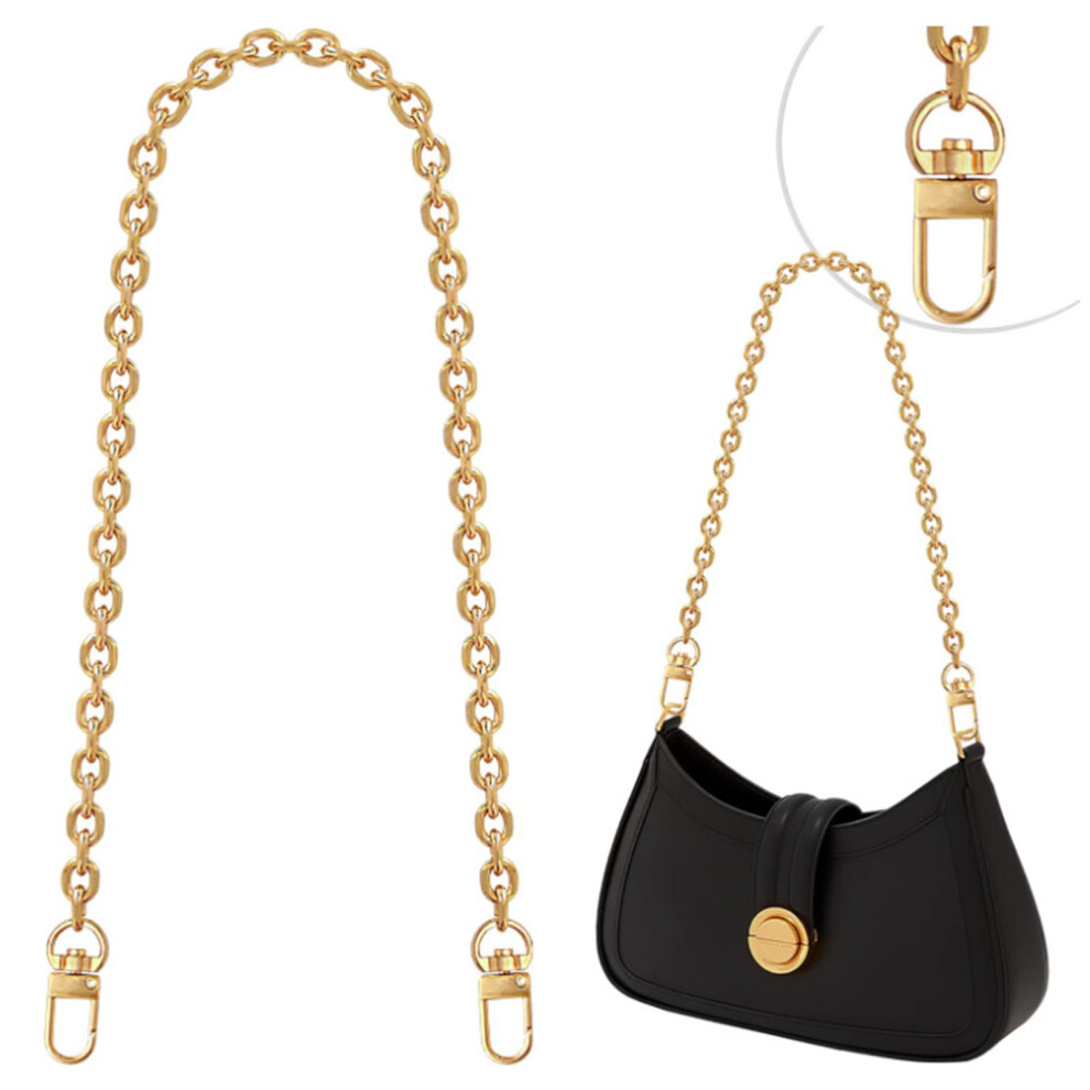 Replacement Flat Chain Strap Buckle Purse Chain Strap Crossbody Chain Straps 80Cm 7696002134688