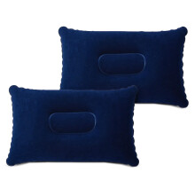 flintronic 2Pcs Inflatable Pillows, Ultralight Camping Pillows, Portable Compact Blow Up Pillows for Neck & Lumbar Support, Perfect for Travel, Campi