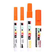 4Pcs Waterproof Stone Inscription Pen for Gravestones And Tombstone Oranges color