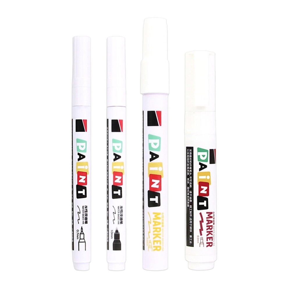 4Pcs Waterproof Stone Inscription Pen For Gravestones And Tombstone Restoration White 7754004623163