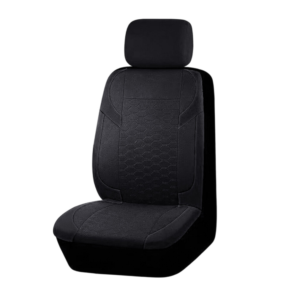 Elegant Design Car Seat Cover Protector Universal For Various Vehicles Model 1 Seat Black 7754004621985