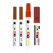 4Pcs Waterproof Stone Inscription Pen for Gravestones And Tombstone Restoration Brown