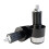 Pair Motorcycle Handlebar End Caps Strong Aluminum Adapter for Protection Silver 1