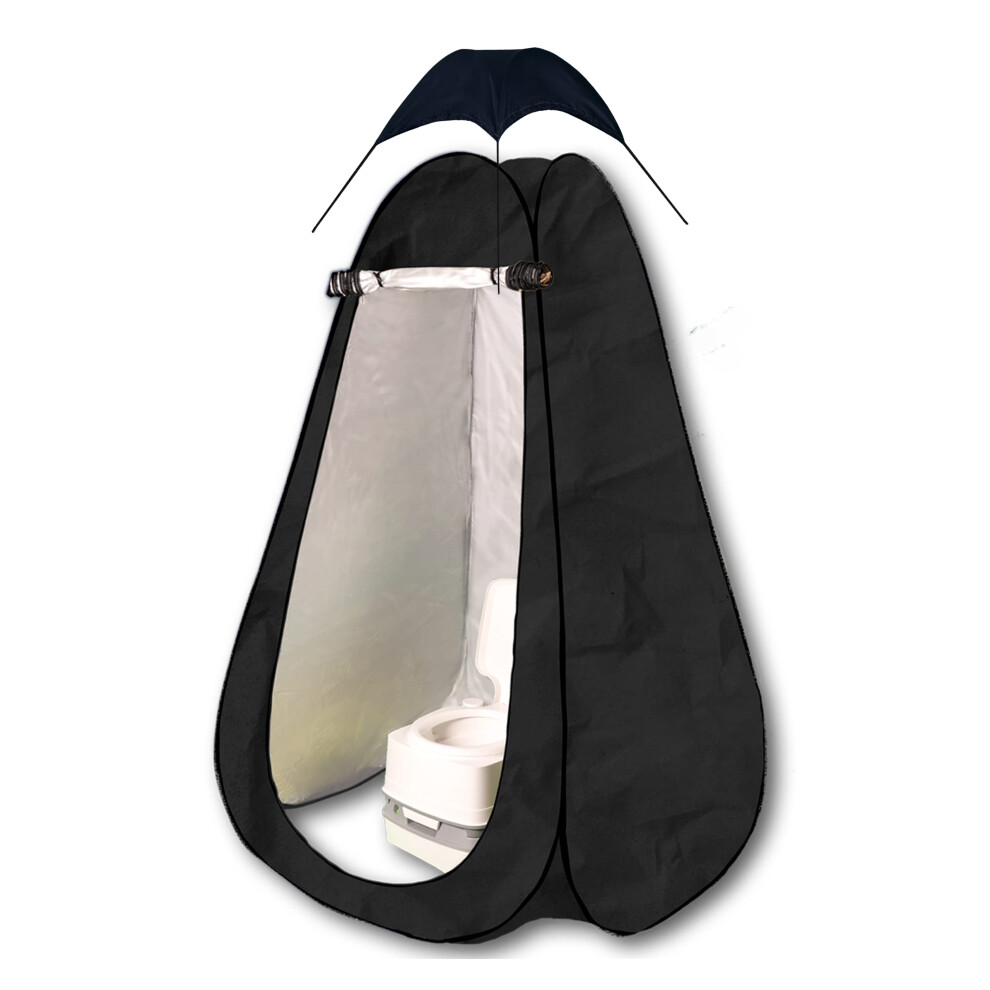 Photos - Climbing Gear Portable Outdoor Instant Pop Up Tent Privacy Camping Shower Toilet Changing Room (Black)