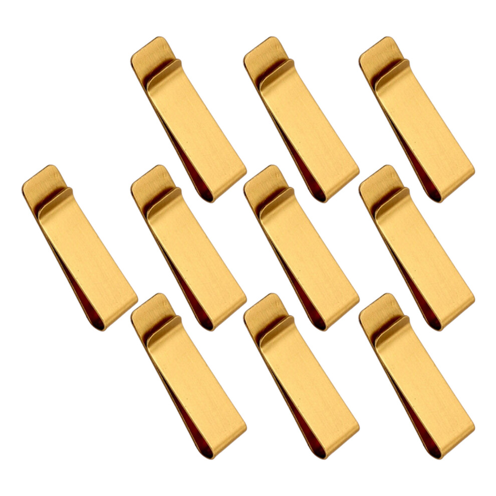 Heavy Duty Metal Pen Clip For Journal Planners Folders Document Receipt No. 5 Copper Color 7754004593787