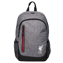FOCO Liverpool FC Premier League EPL Club Crest Heather Grey Laptop
