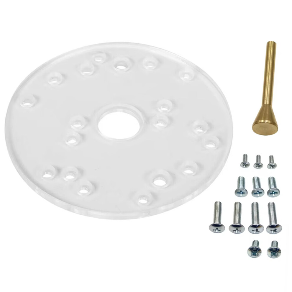 Acrylic Router Base Plate With Centering Pin Screws Replacement For Woodworking 7754004623576