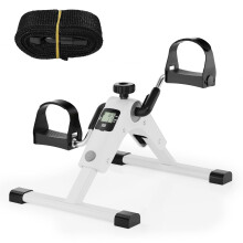 MOMODA Under Desk Bike Pedal Exerciser with LCD Display Portable Mini Exercise Bike for Arm and Leg