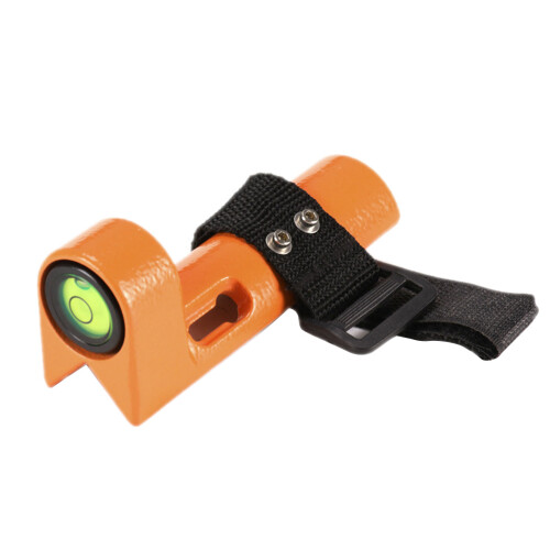 Adjustable Survey Rod Level for Building Surveying 90 Horizontal Bubble Level Orange