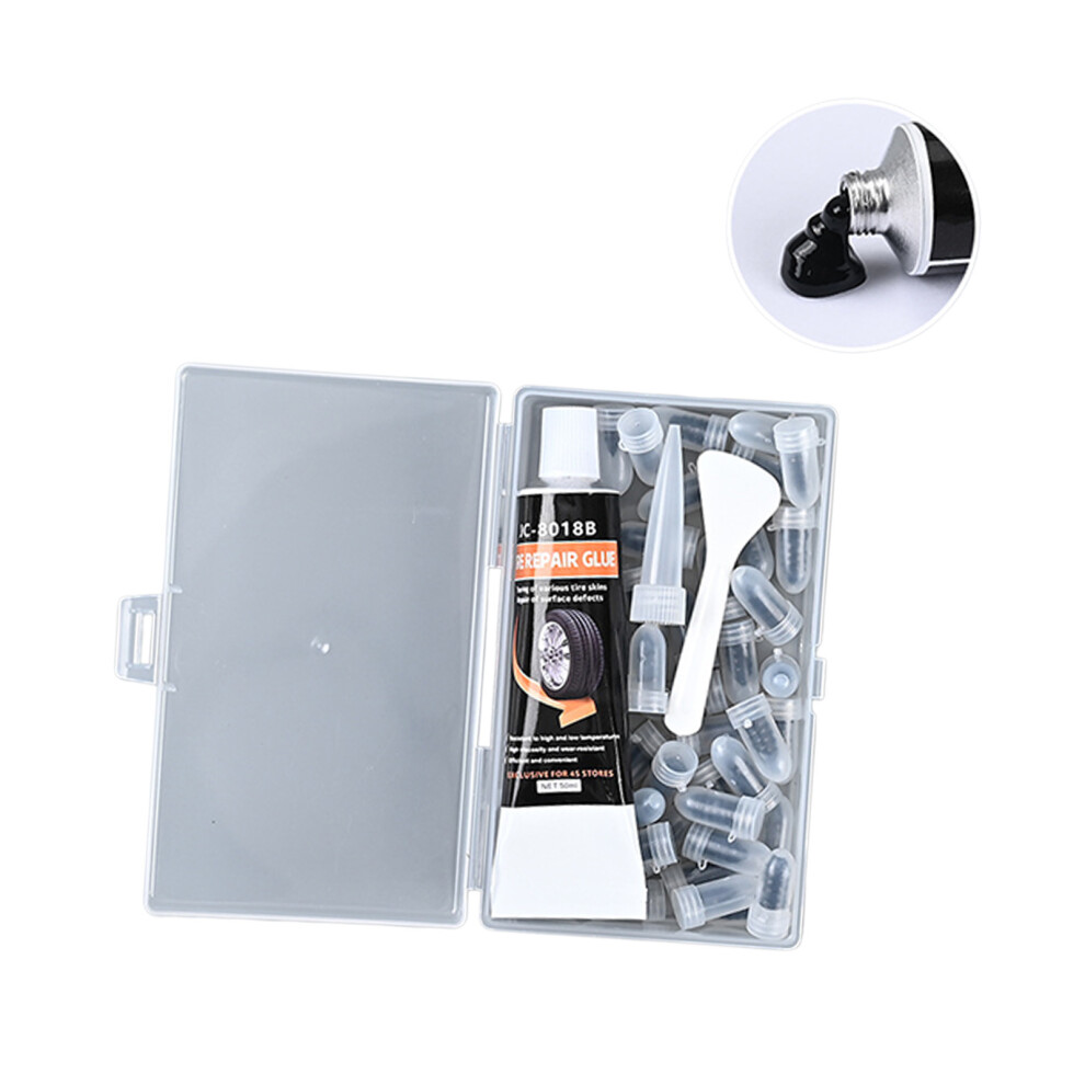 Tire Plugs Kit Includes 30 Rubber Plugs And 10Ml/30Ml/50Ml Sealant Glues C 7754004570665