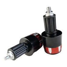 2 Pieces Motorcycle Handlebar End Caps Aluminum Designed for Easy Installation Red